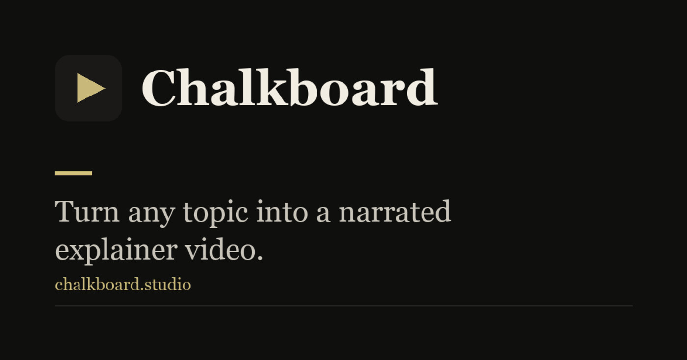 Chalkboard