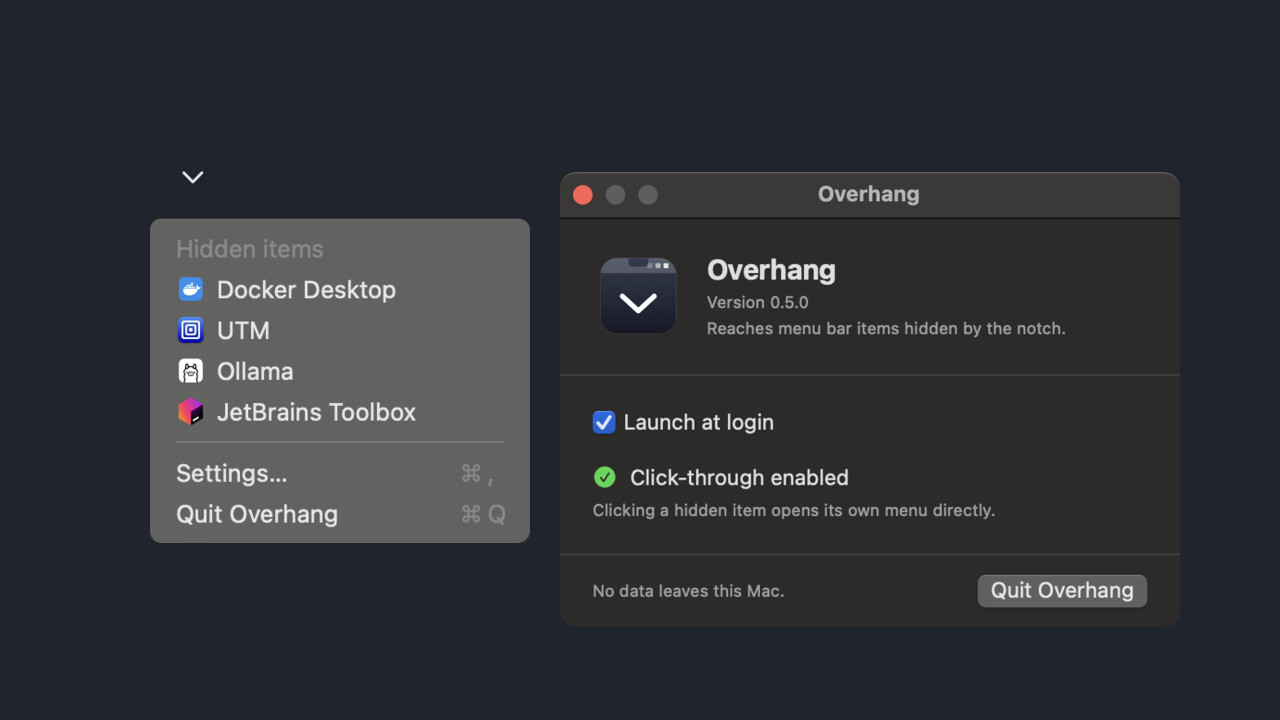 overhang
